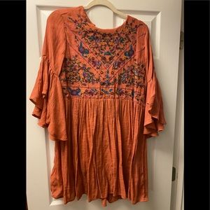 Burnt orange dress/tunic